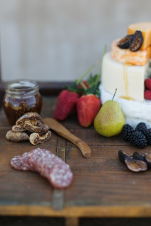 Fruit Cheese and Charcuterie Platter