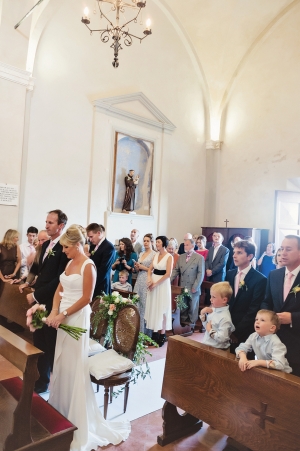Italian Countryside Church Wedding