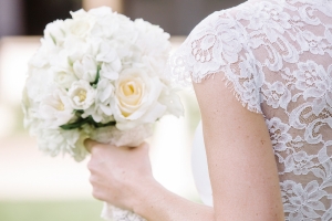 Lace Back on Bridal Gown