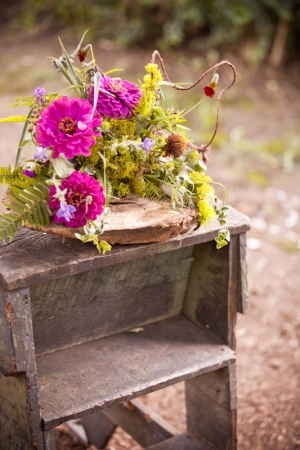 Mossy Rustic Wedding Flowers
