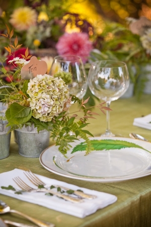Place Cards in Flower Pots