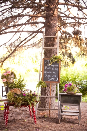 Rustic Whimsical Wedding Details