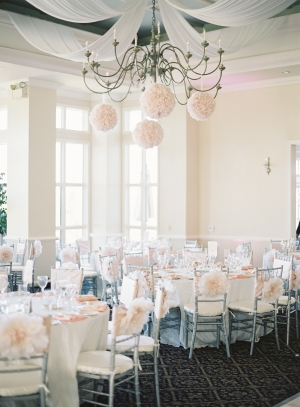Blush and Silver Reception