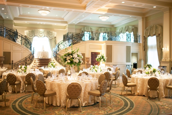 Elegant Cream and Gold Country Club Reception