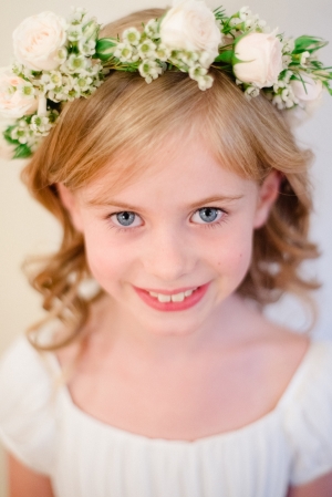 Flower Girl with Crown