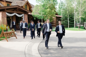 Groomsmen at Colorado Wedding