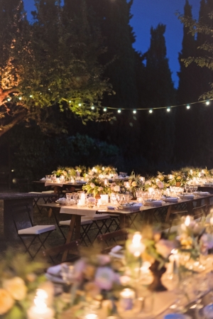 Outdoor Reception in Tuscany