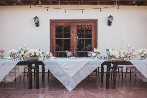 Tabletop with White Linens