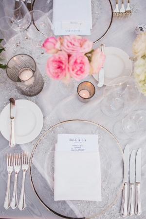 White and Pink Tabletop