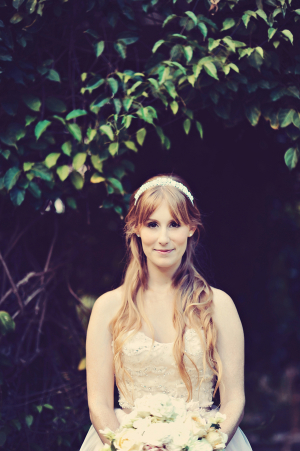 Bride with Long Red Hair