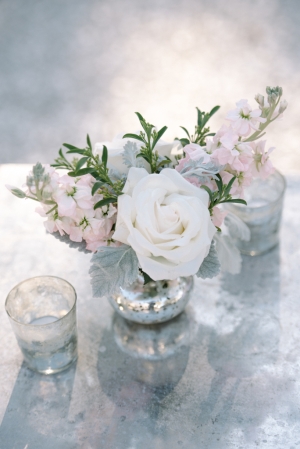 Lavender and Ivory Wedding Flowers
