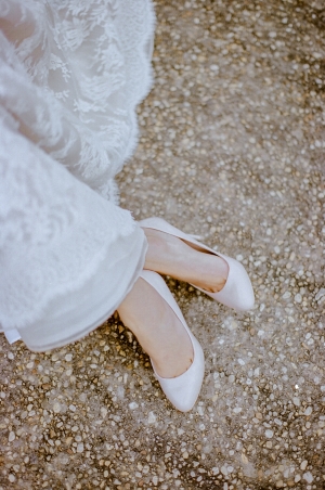 Simple Bridal Heels