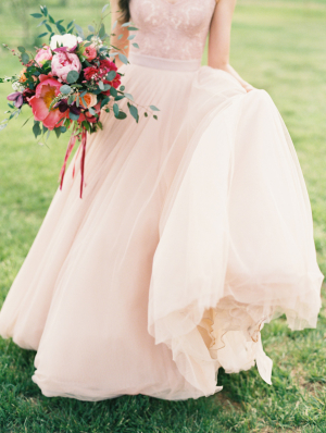 Blush Wedding Gown
