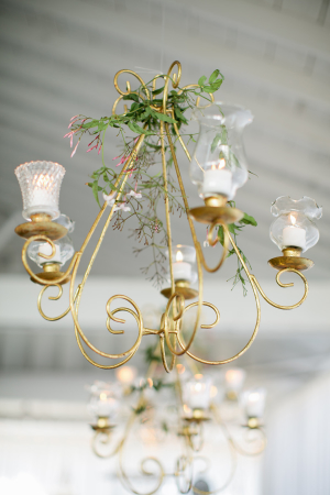 Chandelier with Greenery