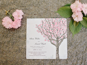 Cherry Blossom Wedding Invitations