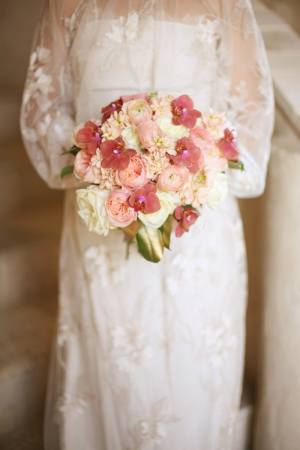 Coral Pink Ivory Bouquet