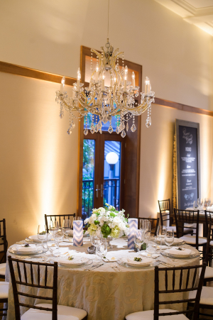 Elegant Ivory and Brown Reception