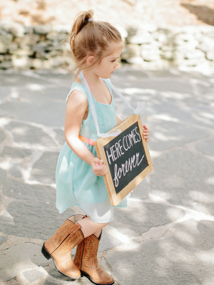Flower Girl in Cowboy Boots