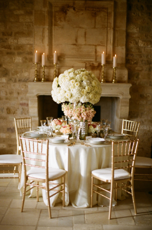 Gold Ivory Pink Tabletop