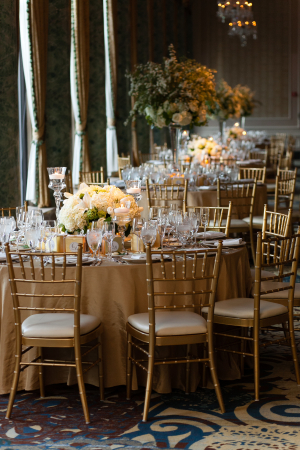 Gold Wedding Tables
