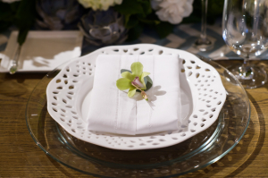 Orchid at Place Setting