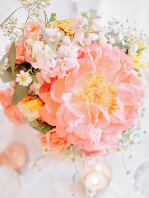 Peach Wedding Flowers