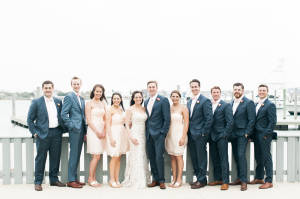 Pink and Gray Wedding Party