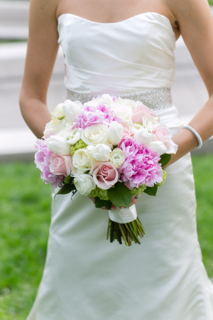 Pink and Ivory Spring Bouquet