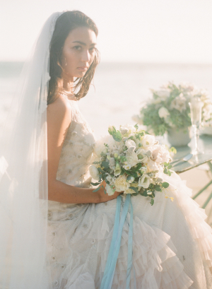 Romantic Bride on Beach