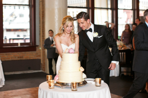 Cake Cutting Chicago Wedding