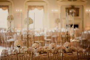 Champagne and Ivory Reception