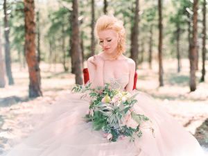 Elegant Bride in Pink