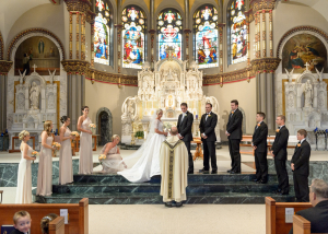 Elegant Chicago Church Wedding Ceremony