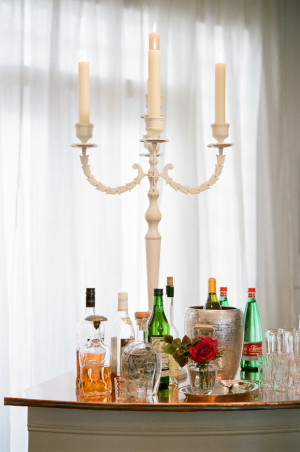 Liquor on Cocktail Table
