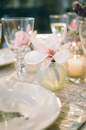 Place Setting with Orchid