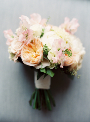 Peach and Blush Wedding Bouquet
