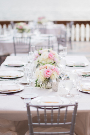 Pink and Silver Reception