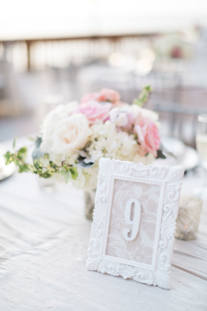 Shabby Chic Wedding Table Number