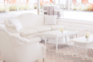 White and Silver Wedding Lounge