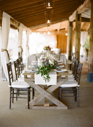 Brown Rustic Wedding Table
