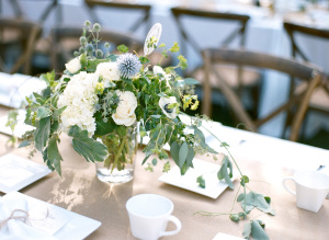 Centerpieces with Thistle