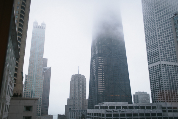 Chicago in Fog