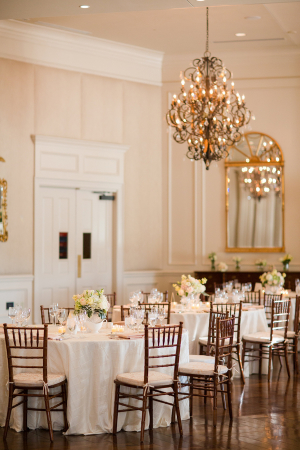 Gold and Pale Pink Country Club Reception