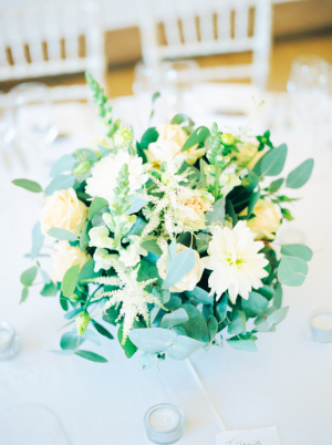 Green and Yellow Centerpiece
