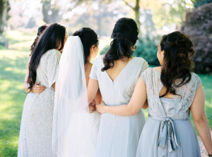 Pale Blue Bridesmaids Dresses