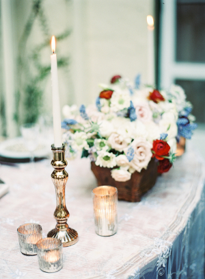 Red and Blue Centerpiece