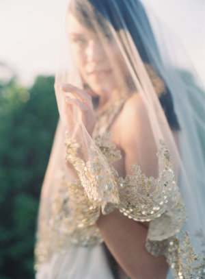 Veil with Gold