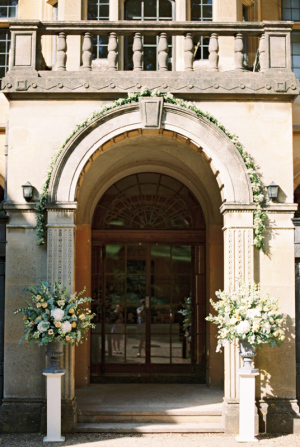 Wedding Arch in Building Doorway