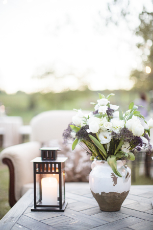 Wedding Lounge Area with Lanterns