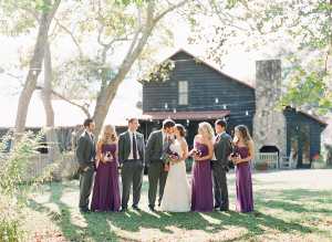 Wedding Party in Purple